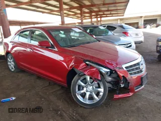 2013 Cadillac ATS Luxury with VIN 1G6AB5SX5D0145064, listed as a IAAI auction lot 41702363 with 34,031 mi miles. Bid and sale history available at carsss.com. Image 1.