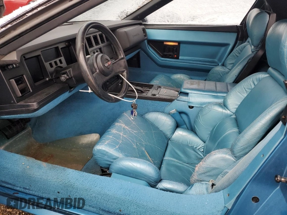 1989 Chevrolet Corvette with VIN 1G1YY3180K5125449, listed as a Copart auction lot 47791165 with 620,509 mi miles and Salvage Title. Bid and sale history available at carsss.com. Image 7.