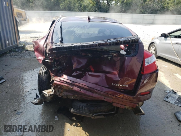 2014 Honda Crosstour EX-L with VIN 5J6TF2H50EL003066, listed as a Copart auction lot 68104764 with 163,184 mi miles and Salvage Title. Bid and sale history available at carsss.com. Image 6.