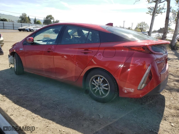 2017 Toyota Prius Prime Plus with VIN JTDKARFP9H3007845, listed as a Copart auction lot 50245095 with 120,827 mi miles and Salvage Title. Bid and sale history available at carsss.com. Image 2.