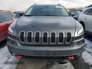 2014 Jeep Cherokee Trailhawk with VIN 1C4PJMBB2EW137916, listed as a Copart auction lot 44961445 with 119,145 mi miles and Salvage Title. Bid and sale history available at carsss.com. Image 5.