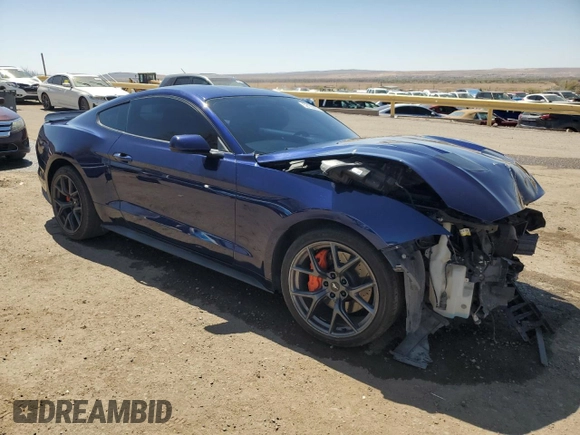 2018 Ford Mustang GT with VIN 1FA6P8CFXJ5165262, listed as a Copart auction lot 52105425 with 36,790 mi miles and Salvage Title. Bid and sale history available at DreamBid. Image 4.