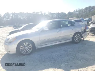 2010 Infiniti M with VIN JN1CY0AP9AM910311, listed as a Copart auction lot 85579254 with 121,508 mi miles and Salvage Title. Bid and sale history available at carsss.com. Image 1.