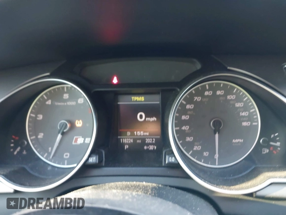 2014 Audi S5 Premium Plus with VIN WAUCGAFR1EA042566, listed as a IAAI auction lot 41632080 with 116,224 mi miles. Bid and sale history available at carsss.com. Image 7.