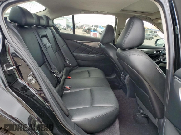2017 Infiniti Q50 Premium with VIN JN1EV7AR2HM836459, listed as a Copart auction lot 62679735 with 91,161 mi miles and Salvage title. Bid and sale history available at DreamBid. Image 10.