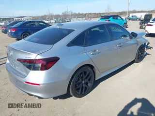 2025 Honda Civic Sedan Sport with VIN 2HGFE2F54SH566821, listed as a IAAI auction lot 41672577 with 430 mi miles. Bid and sale history available at carsss.com. Image 4.