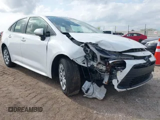 2024 Toyota Corolla Hybrid LE with VIN JTDBCMFE3R3048792, listed as a IAAI auction lot 41915869 with 22,899 mi miles. Bid and sale history available at carsss.com. Image 1.