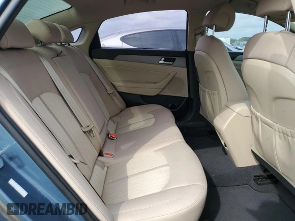 2016 Hyundai Sonata SE with VIN KMHE24L11GA015229, listed as a Copart auction lot 54944115 with 95,819 mi miles and Salvage Title. Bid and sale history available at DreamBid. Image 10.