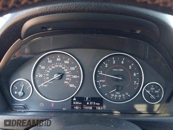 2012 BMW 3 Series 328i with VIN WBA3A5G52CNP15813, listed as a IAAI auction lot 42651179 with 110,106 mi miles and . Bid and sale history available at DreamBid. Image 7.