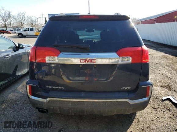 2017 GMC Terrain SLE with VIN 2GKFLTEK2H6293310, listed as a Copart auction lot 51824275 with 0 mi miles and Salvage Title. Bid and sale history available at carsss.com. Image 6.