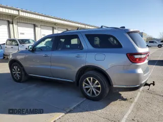 2015 Dodge Durango Limited with VIN 1C4RDJDG1FC892078, listed as a Copart auction lot 52322775 with 122,372 mi miles and Salvage title. Bid and sale history available at DreamBid. Image 2.