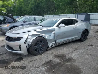 2019 Chevrolet Camaro 1LT z VIN 1G1FB1RX7K0141072, wystawiony jako Copart lot #56212925 z przebiegiem 82 509 mil mil oraz Szkoda całkowita • Salvage title. Historia ofert i sprzedaży dostępna na DreamBid. Obrazek 1.
