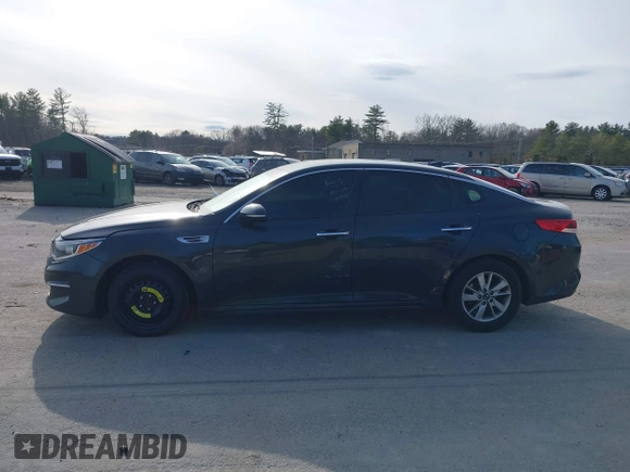 2016 Kia Optima LX with VIN KNAGT4L30G5081448, listed as a IAAI auction lot 41887881 with 95,214 mi miles. Bid and sale history available at carsss.com. Image 14.