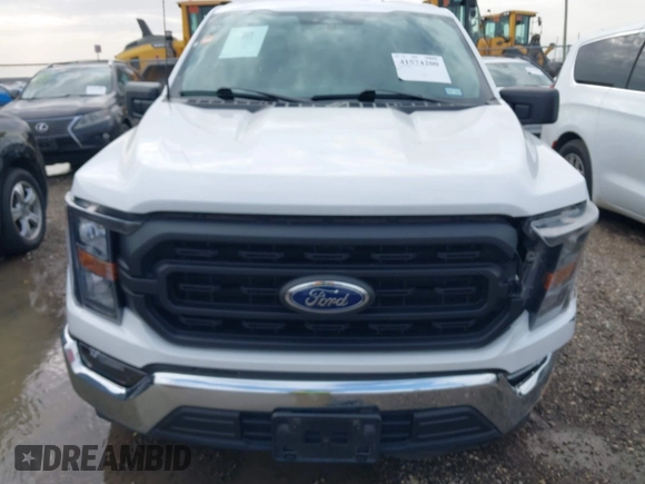 2023 Ford F-150 XL with VIN 1FTEX1CB3PKE18703, listed as a IAAI auction lot 41574200 with 38,077 mi miles and . Bid and sale history available at DreamBid. Image 12.