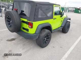 2013 Jeep Wrangler Sport with VIN 1C4AJWAG8DL507944, listed as a IAAI auction lot 42143144 with 70,085 mi miles and . Bid and sale history available at carsss.com. Image 4.