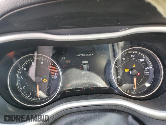 2016 Jeep Cherokee Trailhawk with VIN 1C4PJMBSXGW286822, listed as a Copart auction lot 42823545 with 66,898 mi miles and Salvage title. Bid and sale history available at DreamBid. Image 9.
