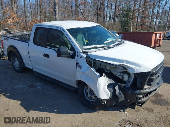2017 Ford F-150 XL with VIN 1FTEX1E84HFB03694, listed as a IAAI auction lot 41388809 with 217,498 mi miles. Bid and sale history available at carsss.com. Image 1.