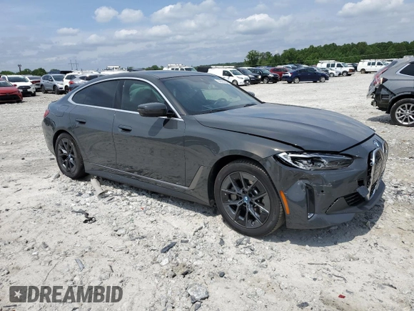 2023 BMW i4 eDrive40 with VIN WBY73AW03PFN64332, listed as a Copart auction lot 54061254 with 31,138 mi miles. Bid and sale history available at carsss.com. Image 4.