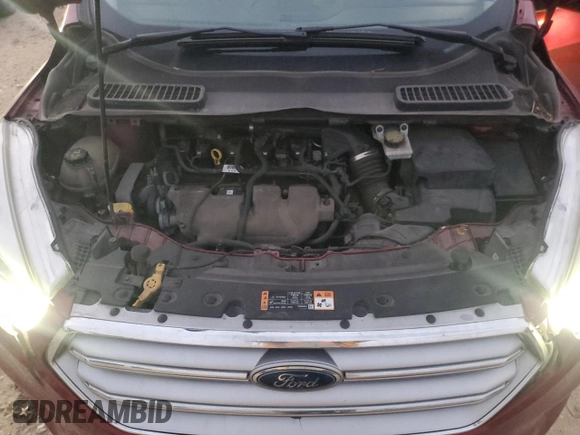 2017 Ford Escape Titanium with VIN 1FMCU0J99HUB42779, listed as a Copart auction lot 47860945 with 98,114 mi miles and Salvage Title. Bid and sale history available at carsss.com. Image 12.