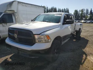 2019 Ram 1500 SLT with VIN 1C6RR7TT5KS593106, listed as a Copart auction lot 55357715 with 96,119 mi miles and Salvage title. Bid and sale history available at DreamBid. Image 1.