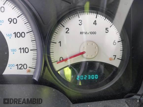 2008 Dodge Dakota ST with VIN 1D7HE22K78S507286, listed as a IAAI auction lot 41381456 with 202,300 mi miles and . Bid and sale history available at carsss.com. Image 7.