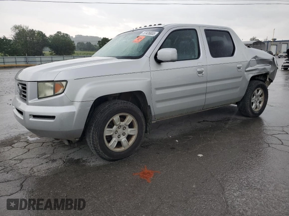 2006 Honda Ridgeline RTL z VIN 2HJYK16546H544183, wystawiony jako Copart lot #57426655 z przebiegiem 162 878 mil mil oraz Szkoda całkowita • Salvage title. Historia ofert i sprzedaży dostępna na DreamBid. Obrazek 1.