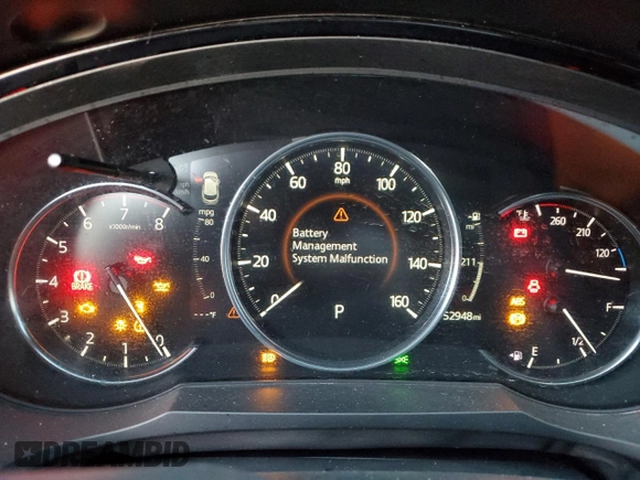 2019 Mazda CX-9 Grand Touring with VIN JM3TCADY3K0324001, listed as a Copart auction lot 88206045 with 52,948 mi miles and Salvage Title. Bid and sale history available at carsss.com. Image 9.