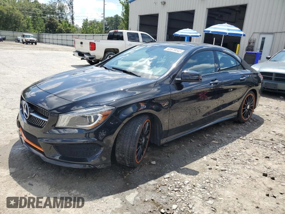2016 Mercedes-Benz CLA 250 with VIN WDDSJ4EB0GN308201, listed as a Copart auction lot 65979043 with 40,852 mi miles and . Bid and sale history available at DreamBid. Image 1.