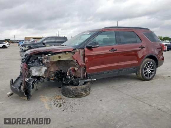 2016 Ford Explorer Sport with VIN 1FM5K8GT6GGC73343, listed as a Copart auction lot 54788645 with 103,097 mi miles and Salvage Title. Bid and sale history available at DreamBid. Image 1.