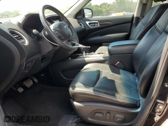 2013 Nissan Pathfinder S with VIN 5N1AR2MN7DC615348, listed as a Copart auction lot 58083035 with 41,949 mi miles and Salvage title. Bid and sale history available at DreamBid. Image 7.