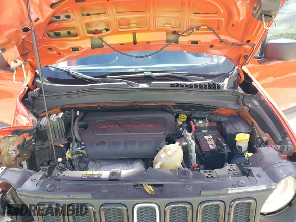 2017 Jeep Renegade Sport with VIN ZACCJAABXHPF61957, listed as a IAAI auction lot 42775922 with 124,571 mi miles and . Bid and sale history available at DreamBid. Image 10.