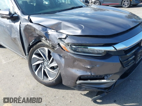 2019 Honda Insight Touring with VIN 19XZE4F95KE001192, listed as a IAAI auction lot 41956216 with Not Provided miles and . Bid and sale history available at carsss.com. Image 6.
