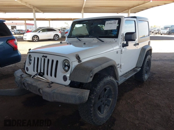 2012 Jeep Wrangler Sport с VIN 1C4AJWAG1CL175909, выставлен на аукционе IAAI как лот 41906220 с пробегом 80 450 миль миль и . История ставок и продаж доступна на DreamBid. Изображение 2.
