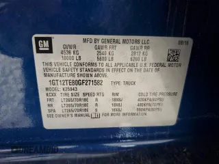 2016 GMC Sierra 2500HD SLT z VIN 1GT12TE80GF271582, wystawiony jako Copart lot #59993915 z przebiegiem 224 490 mil mil oraz Szkoda całkowita • Salvage title. Historia ofert i sprzedaży dostępna na DreamBid. Obrazek 12.