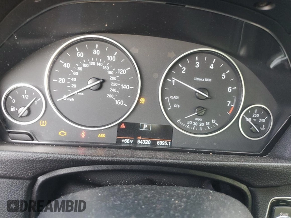 2018 BMW 3 Series 320i with VIN WBA8A9C54JAH13555, listed as a Copart auction lot 48113035 with 64,320 mi miles and Salvage Title. Bid and sale history available at carsss.com. Image 9.