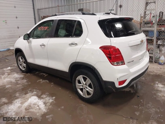 2019 Chevrolet Trax LT with VIN KL7CJPSB4KB904973, listed as a IAAI auction lot 41543482 with 73,897 mi miles. Bid and sale history available at carsss.com. Image 3.