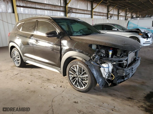 2019 Hyundai Tucson Night with VIN KM8J33AL7KU018170, listed as a Copart auction lot 84425374 with 50,061 mi miles and Salvage Title. Bid and sale history available at carsss.com. Image 4.