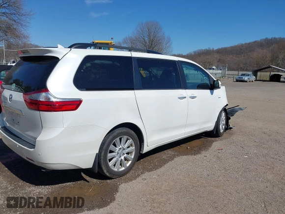 2017 Toyota Sienna XLE with VIN 5TDDZ3DC8HS176753, listed as a IAAI auction lot 41790405 with 81,450 mi miles and . Bid and sale history available at DreamBid. Image 4.