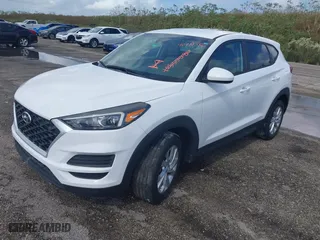 2019 Hyundai Tucson SE with VIN KM8J23A46KU048921, listed as a IAAI auction lot 40781586 with 57,186 mi miles. Bid and sale history available at carsss.com. Image 2.
