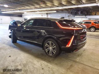 2023 Cadillac LYRIQ RWD Luxury with VIN 1GYKPMRKXPZ002144, listed as a Copart auction lot 49742274 with 0 mi miles and Salvage Title. Bid and sale history available at carsss.com. Image 2.