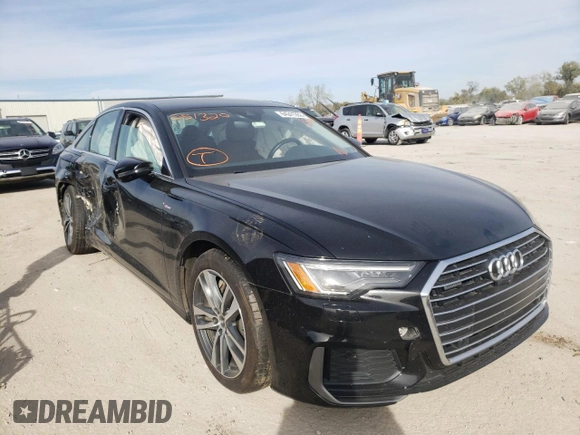2019 Audi A6 Premium Plus with VIN WAUL2AF26KN051320, listed as a Copart auction lot 64241352 with 92,313 mi miles. Bid and sale history available at carsss.com. Image 1.