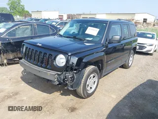 2016 Jeep Patriot Sport with VIN 1C4NJPBA6GD621277, listed as a IAAI auction lot 42458826 with 106,044 mi miles and . Bid and sale history available at DreamBid. Image 2.