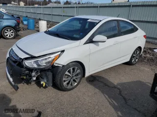 2017 Hyundai Accent SE with VIN KMHCT4AE6HU365739, listed as a Copart auction lot 45958505 with 85,072 mi miles and Salvage Title. Bid and sale history available at carsss.com. Image 1.
