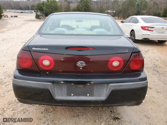 2002 Chevrolet Impala with VIN 2G1WF52E229359267, listed as a Copart auction lot 45092505 with 106,452 mi miles and Salvage Title. Bid and sale history available at carsss.com. Image 6.