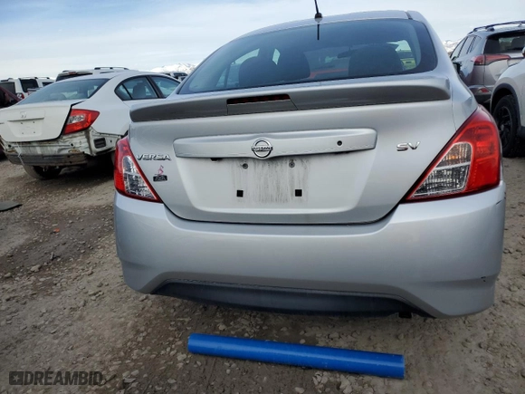 2019 Nissan Versa Sedan SV with VIN 3N1CN7AP8KL800072, listed as a Copart auction lot 50258225 with 36,604 mi miles and Salvage Title. Bid and sale history available at carsss.com. Image 6.