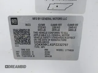 2023 GMC Acadia SLE z VIN 1GKKNKL41PZ232797, wystawiony jako IAAI lot #41505158 z przebiegiem 37 859 mil mil oraz . Historia ofert i sprzedaży dostępna na DreamBid. Obrazek 9.