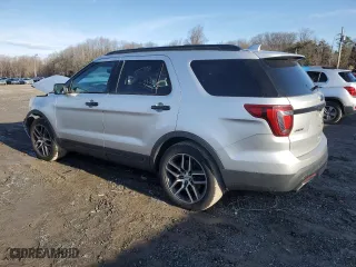 2017 Ford Explorer Sport with VIN 1FM5K8GT7HGA55896, listed as a Copart auction lot 85454684 with 89,526 mi miles and Salvage Title. Bid and sale history available at carsss.com. Image 2.