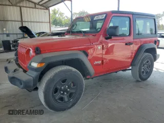 2018 Jeep Wrangler Sport с VIN 1C4GJXAN5JW199317, выставлен на аукционе Copart как лот 69052784 с пробегом 63 568 миль миль и Чистый • Clean title. История ставок и продаж доступна на DreamBid. Изображение 1.