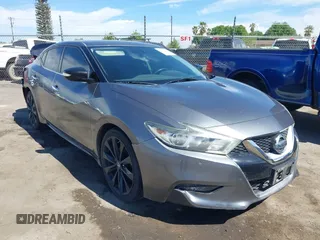 2017 Nissan Maxima S with VIN 1N4AA6AP2HC446604, listed as a IAAI auction lot 41997324 with 97,657 mi miles and . Bid and sale history available at DreamBid. Image 1.