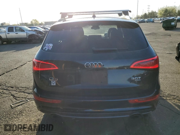 2014 Audi Q5 Premium Plus with VIN WA1DGAFPXEA109584, listed as a Copart auction lot 53900065 with 123,235 mi miles and Salvage title. Bid and sale history available at DreamBid. Image 6.
